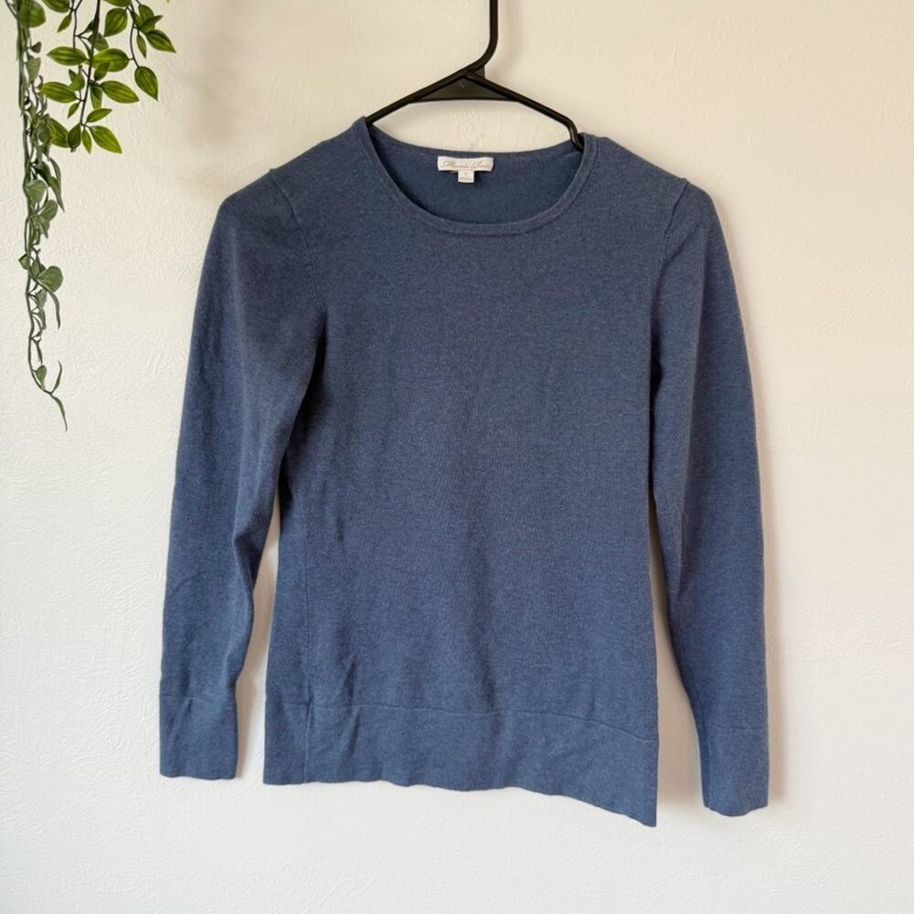 Minnie Rose Crewneck Fitted Sweater Sz S